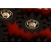 Orologio mod. MECCANISMI MULTIPLI rosso